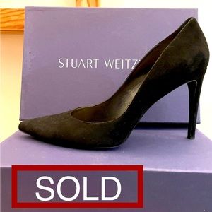 Stuart Weitzman Legend [SOLD] black suede